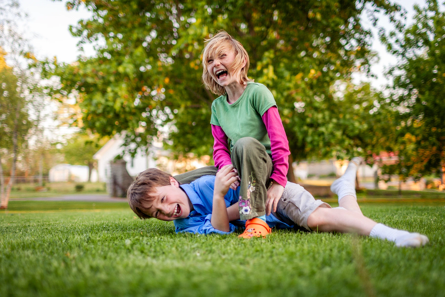 Children enjoying outdoor activities